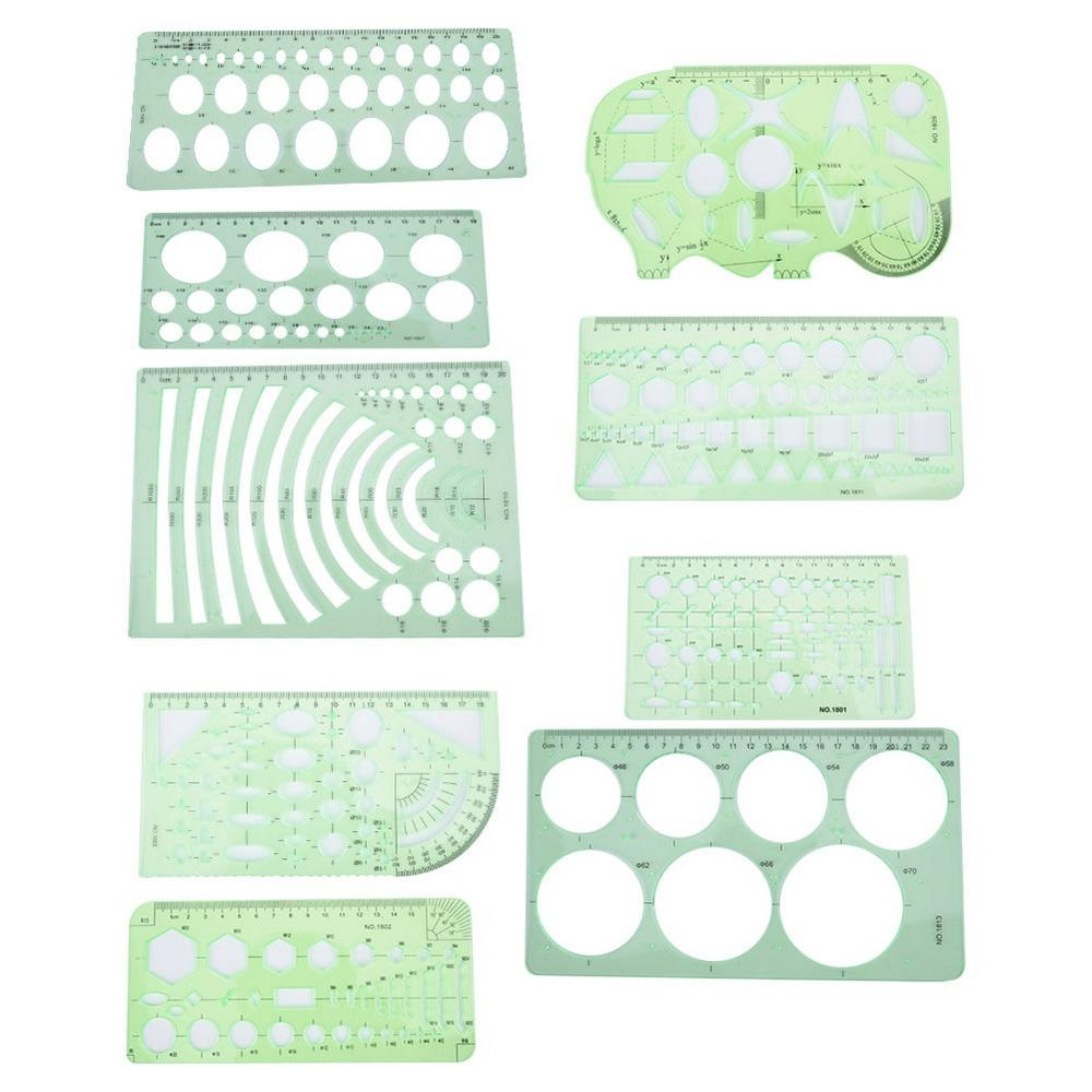 6 Sets Architecture Draft Template Rulers DIY Craft Template  General Drawing Creation