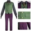 mewin Joker Cosplay Dark Halloween Costume, Batman, Knight, Disguise, Event, Purple, Men's (XL)