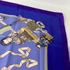 HERMES Carre90 Doll HELLO DOLLY Hello Dolly  Scarf silk purple
