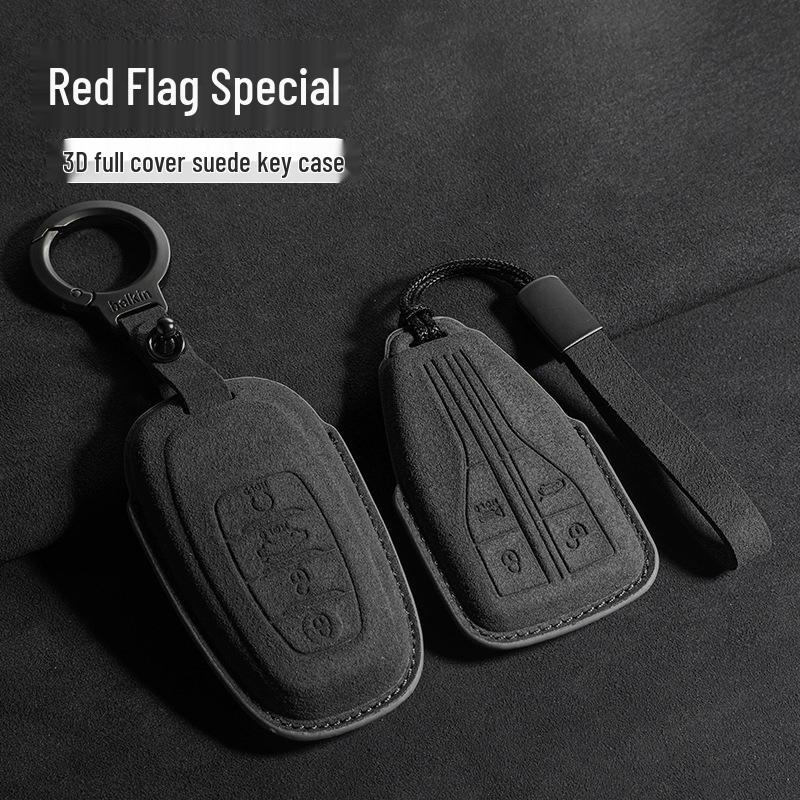 Key Cases for Hongqi Models: HS5, New H5, H9, HS7 - Elegant Protective Designs for Men & Women, Dropshipping Available.