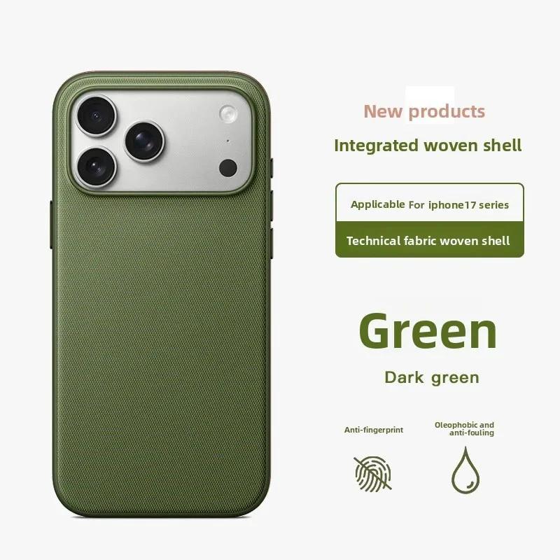 New Original Technology Woven Magnetic Case For iPhone 18 Pro 17 16 15 14 13 Pro Max For Magsafe Wireless Charger Official Cover