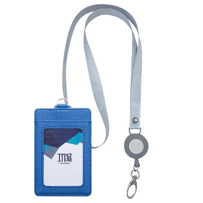 Youyida Retractable Work ID Card Holder with Lanyard Set