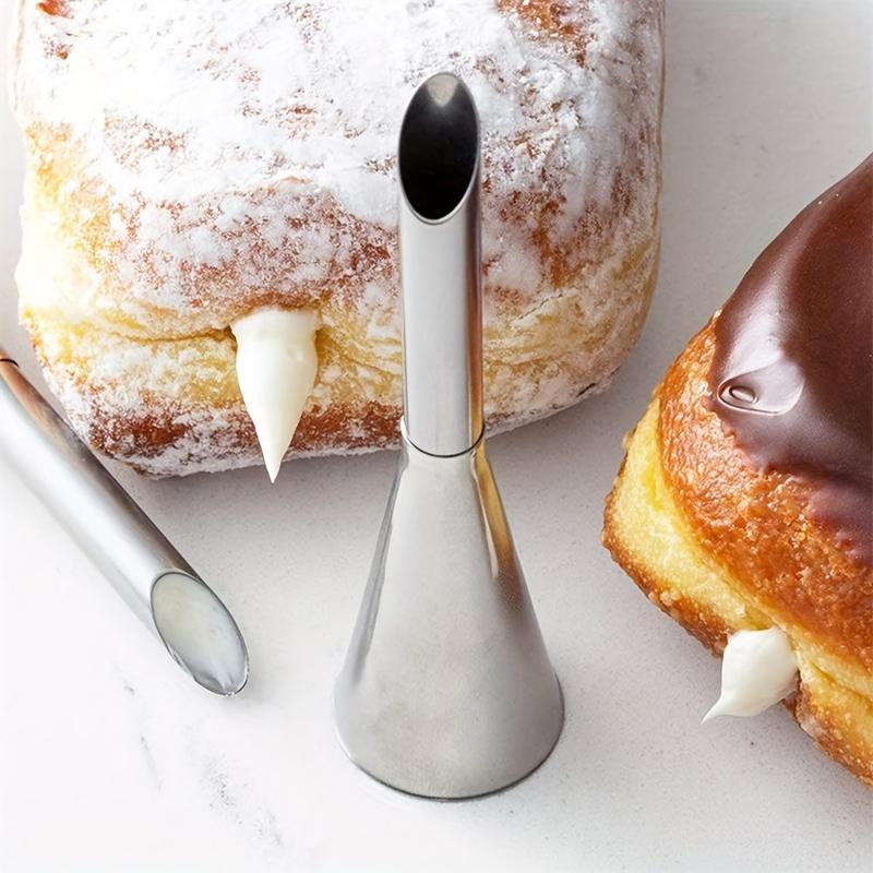 Stainless Steel Cookie Cream Puff Pastry Cake Tip - Fine Nozzle for Small Pastries, Baking Decorations, Rust-Resistant, Food Grade Material