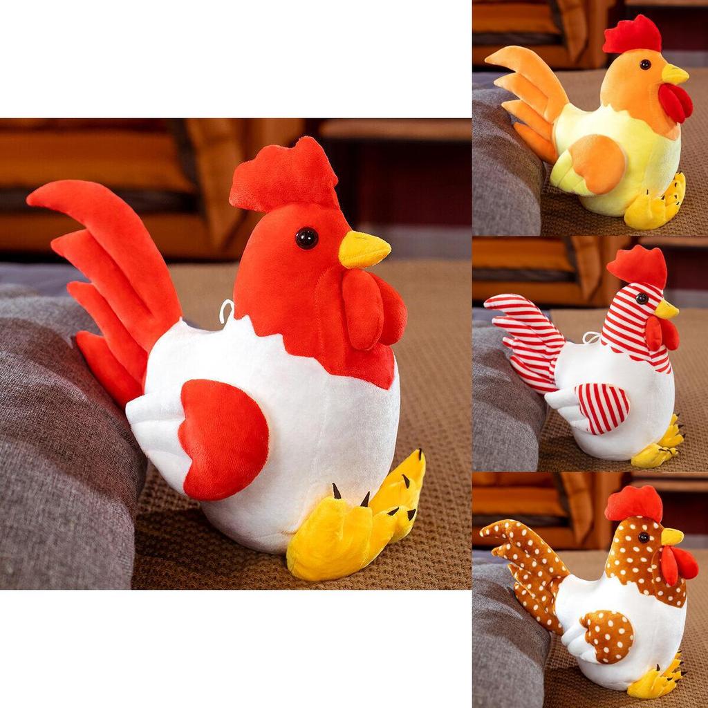 Adorable New Plush Rooster Toy Soft And Cuddly Chicken Doll For Kids And Collectors 30cm To 100cm Sizes Available