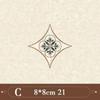21pcs Removable Floor Sticker Tile Diagonal PVC Ceramic Stickers Living Room Bathroom Sticker Self Adhesive Home Decoration