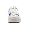 New LiNing Yuebai Qingying Anti Slip Wear Resistant Low Top Casual Shoes Unisex White Blue AGCS427-15