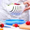 Creative Salad Cutter Bowl Fruit Chopper Slicers Multifunction Salad Maker Fruit Vegetable Cutting Kitchen Gadget Cutter