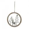 Hill Interiors Rustic Scene Christmas Hanging Decoration