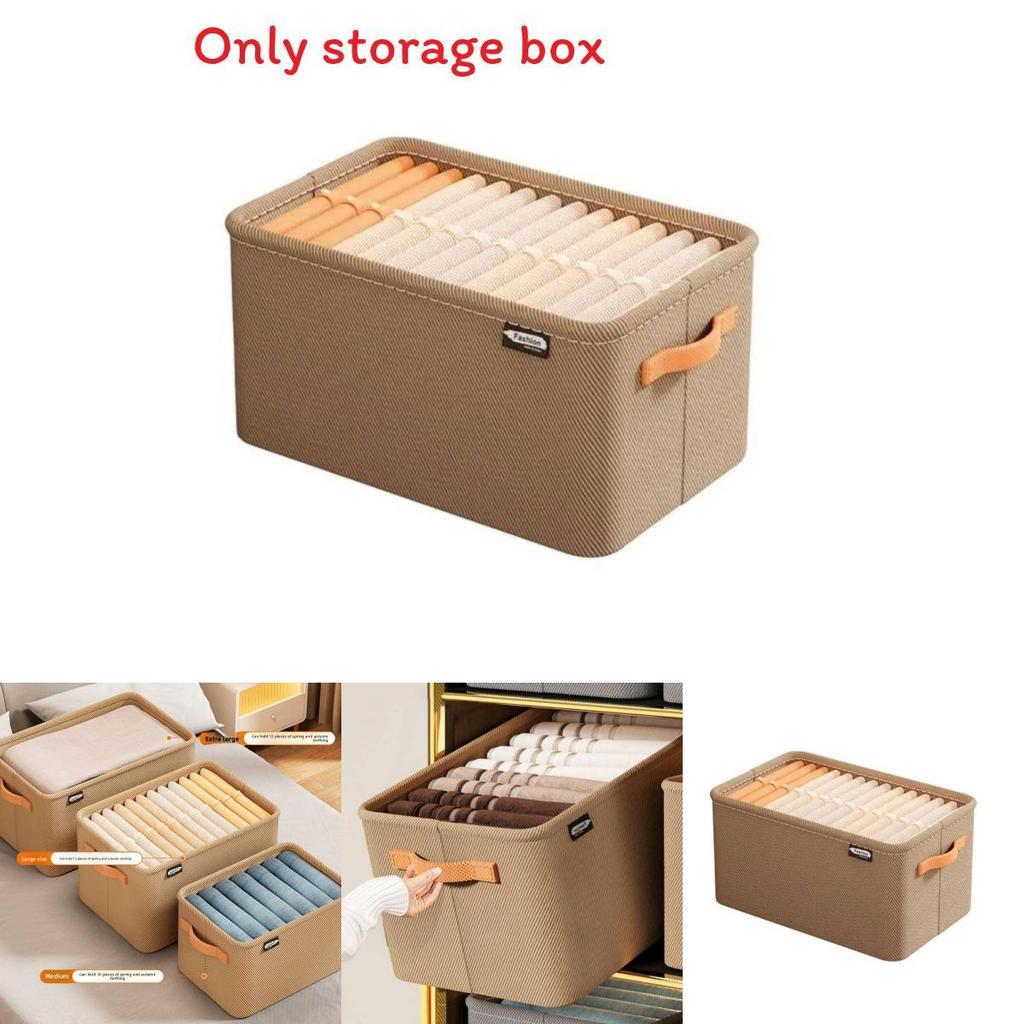 Modern Minimalist Fabric Storage Bin With Foldable Design For Clothing And Toy Organization