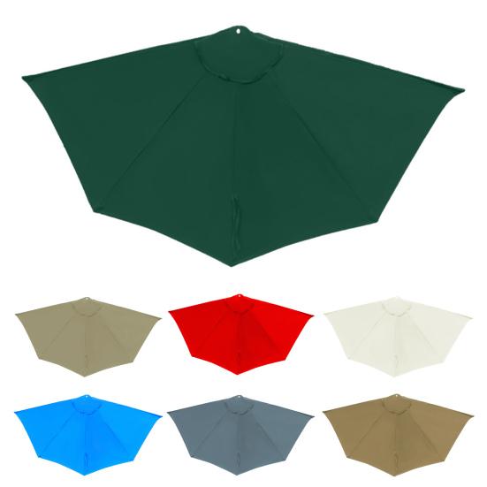 Ersatzbezug für Sonnenschirme mit UV-Schutz für Garten, Terrasse, Balkon, Markt und Tisch.