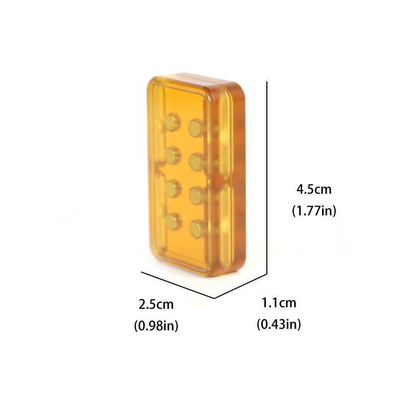 2 Layer Pei Fidget Slider Autism ADHD Metal EDC Fidget Toys Office Desk Toys Anxiety Stress Relief Toys Adult Gift