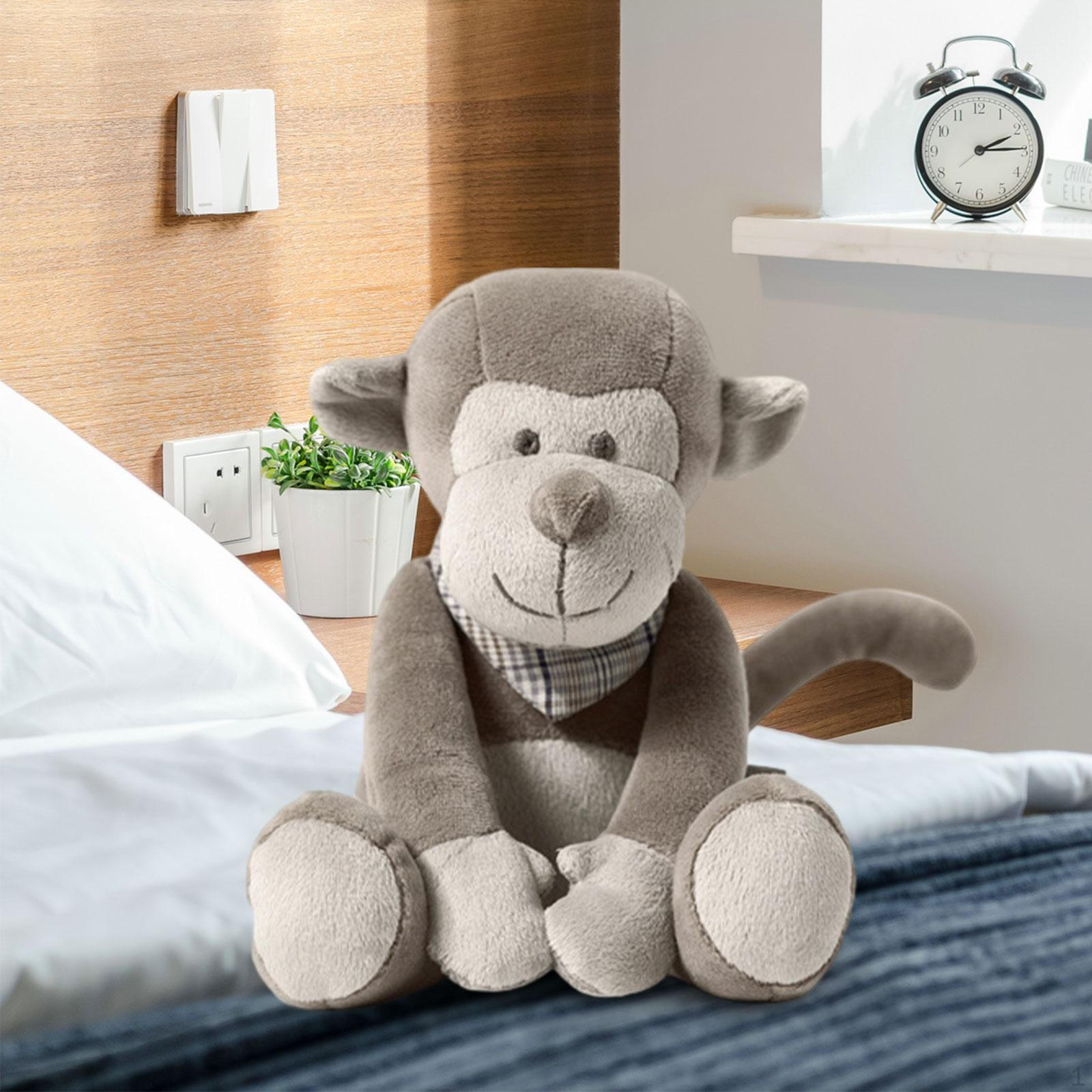 Monkey Plush Toy, Doll, Lovely Stuffed Animal Toys, Toy with Scarf for