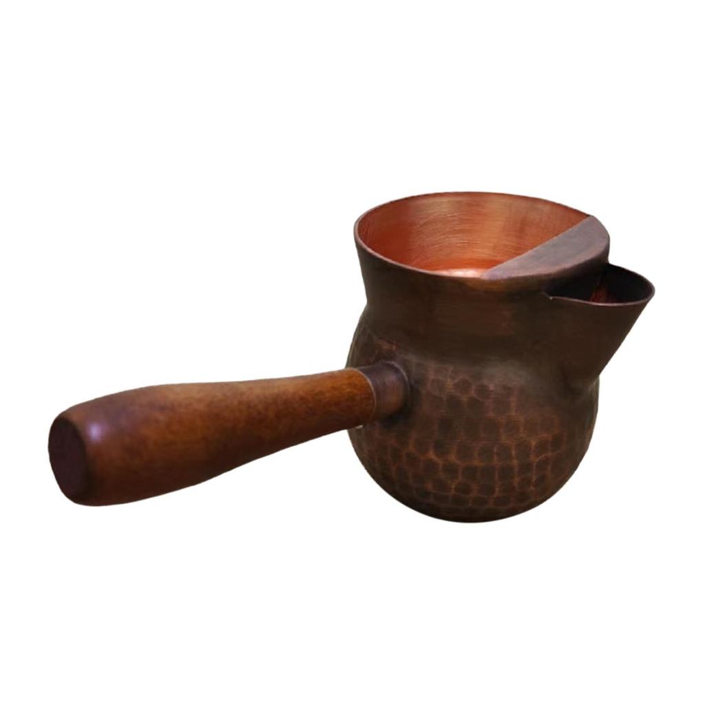 Copper Tea Kettle Tea Infuser 300 Ml Tea Lovers Gift Turkish Coffee Pot Coffee