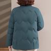 Plus Size Middle Age Women's Winter Down Jackets Thick Warm Embroidery Down Coats Woman Outerwears