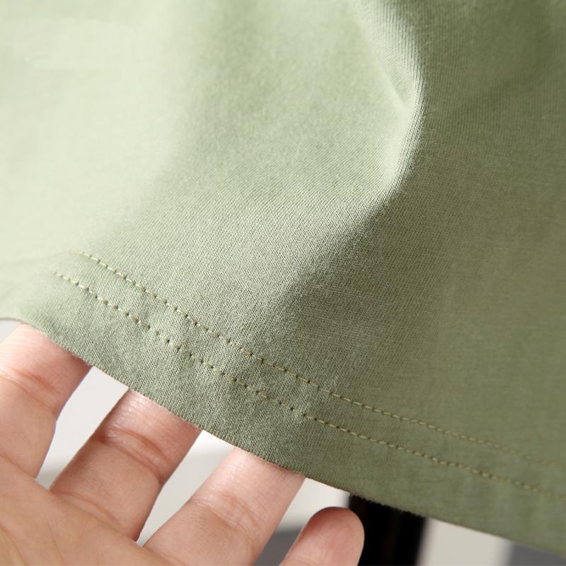 Hirsionsan New Summer Simple Printed T Shirt Women Harajuku Kawaii Loose Clothes Abstract Graphic White Tees Soft Cotton Female Tops