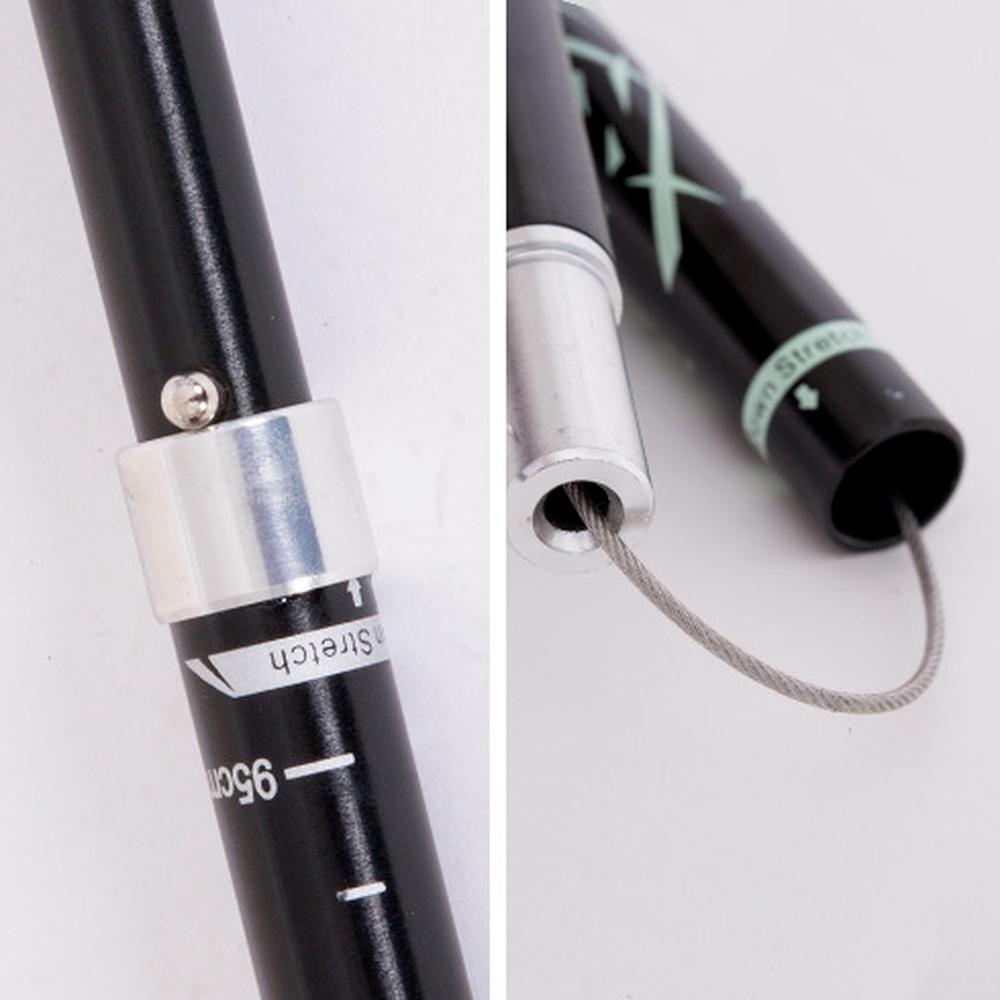 Trekking Pole Ultra-Light Telescopic Folding Trekking Mountain Climbing Walking Stick Cane Walking