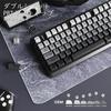 ZIYOU LANG X FREEWOLF M75 Wireless Gaming Keyboard with Smart Display PBT Gradient Rainbow TKL Membrane Keyboard with Mechanical Feel for & Knob,