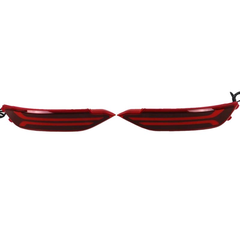 LED Car Rear Bumper Light Tail Brake Lamps for Hyundai Tucson 2015-2018 Red Lens