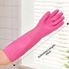 Pink Dishwashing Gloves Thickened Kitchen Gloves New Cleaning Gloves  Cleaning Supplies