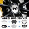 4pcs/set 3D Car Wheel Center Hub Caps Sticker Auto Emblem Wheel Center Cap For Hyundai i10 i20 i30 i40 ix20 ix35 ix55 Venuetgtg5