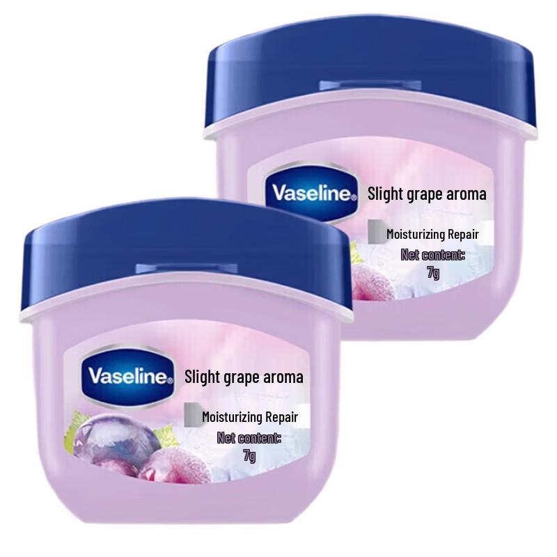 Vaseline Classic Deep Care Moisturizing Lip Balm - Grape Scent (Twin Pack)