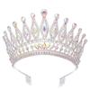 Antike Bronze Barockkrone Elegante Antike Griechische Tiara Exquisite Königinnen Tiara Krone Party