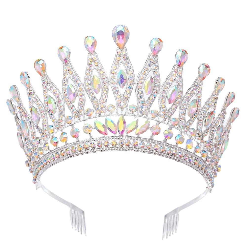 Antike Bronze Barockkrone Elegante Antike Griechische Tiara Exquisite Königinnen Tiara Krone Party