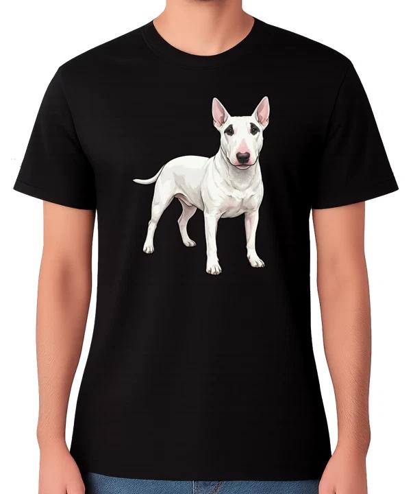 Bull Terrier Dog Graphic Unisex T-Shirt Pet Lover Animal Tee 2XL