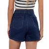High Waist Denim Skort for Women Casual Asymmetrical Overlap Design Stretchy Fabric Mini Skirt Shorts for Daily Wear