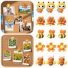 30Pcs DIY Bee Flower Push Pins Creative Cork Board Pushpin Portable Thumb Tacks Photo Wall Decor