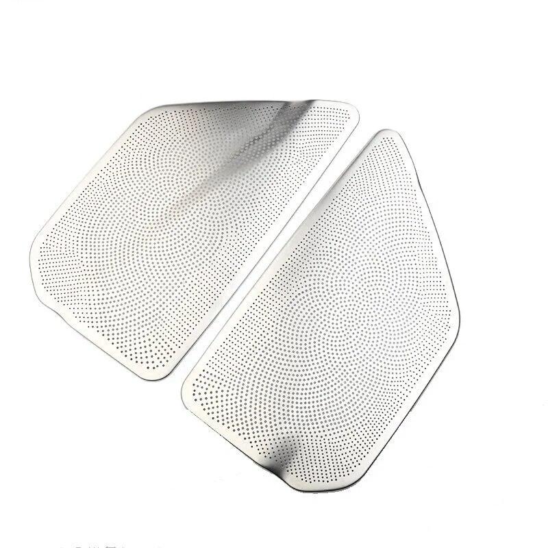 2PCS Car Under Seat Air Conditioning Outlet Dust Vent Cover Decoration Auto Interior Accessories For BMW 5 7 Series F10 G30 G11