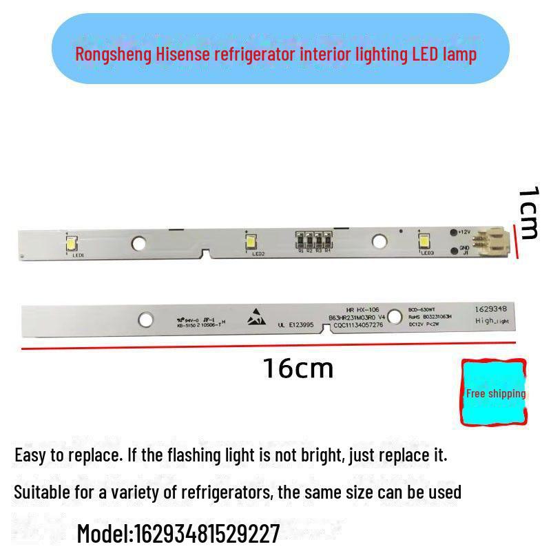 LED Light Strips and Bulbs for Refrigerators and Freezers