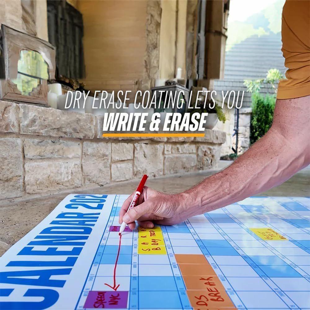 Calendario 2025 Giant The Big A## con Penna e Adesivi Planner Annuale da Parete Planner per la Casa