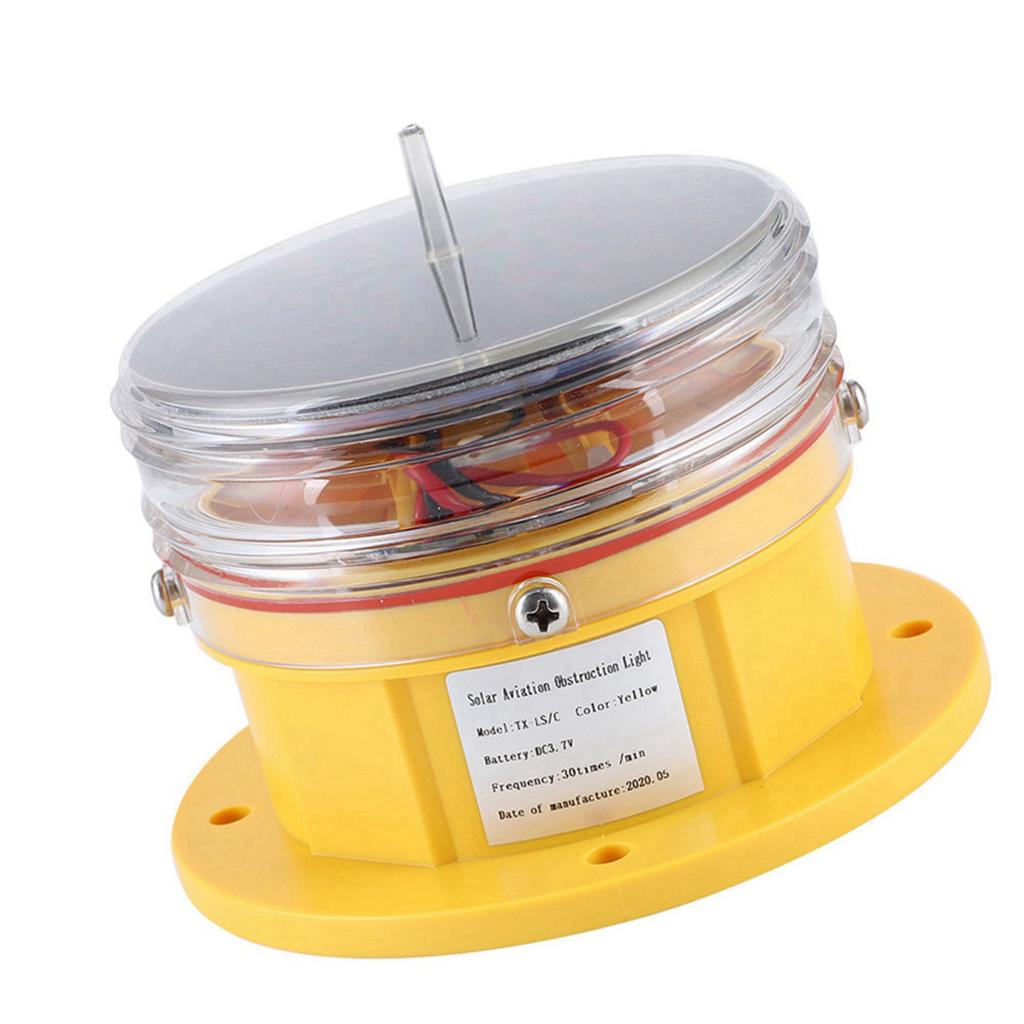 Solar Power Sidelight IP68 LED Ship Marine Dock Barge Safety Beacon Flashing Light 360 degrees  Lighting