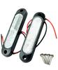 Htharros LED Reflector Side Markers Universal /24V White 2pcs Set of 2 Small Turn