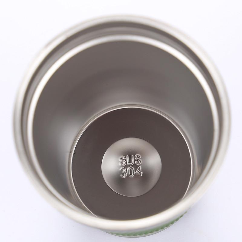 Stainless Steel Coffee Cup Double Layer Vacuum Insulation Cup Office Mug Outdoor Portable Car Water Cups Fashion Mug