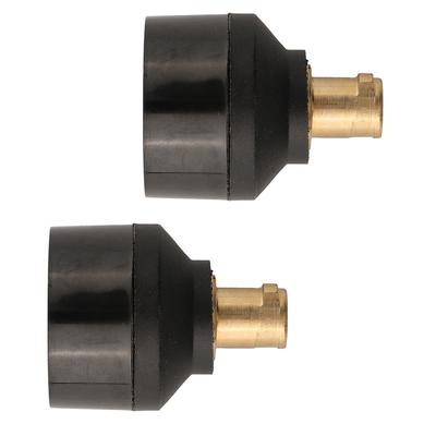 Set of 2 Welding Torch Adapter Converters WP26V 35-50mm To WP17V 10-25mm and WP17V 10-25mm To WP26V 35-50mm for TIG Welding Use