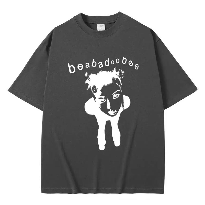 Singer Beabadoobee Graphic Print Tshirt Unisex Women Fashion Cotton Oversized Tshirt Unisex Casual Y2k Style Short Sleeve T Shirts