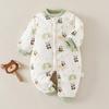 Gesteppter warmer Baumwoll-Neugeborenen-Strampler - Verdickter Winter-Baby-Body