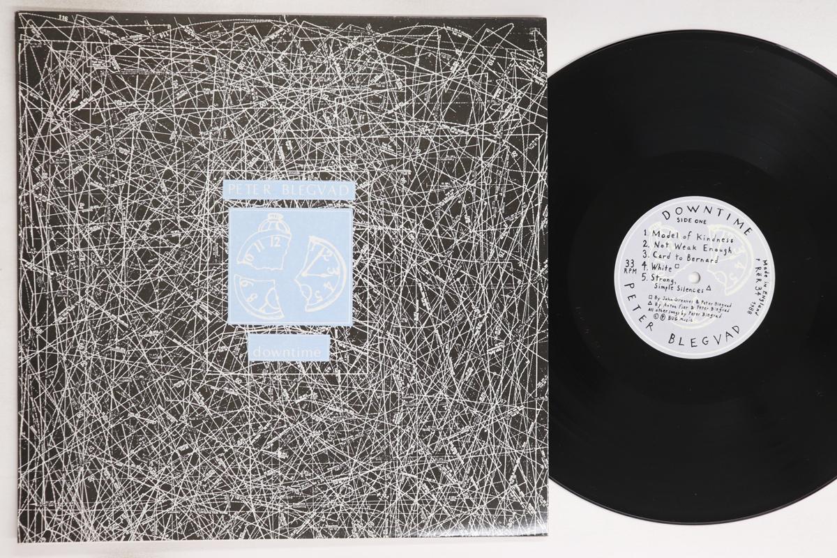 

LP Record PETER BLEGVAD - Downtime RER34 RER MEGACORP 1988 UK Rock Used