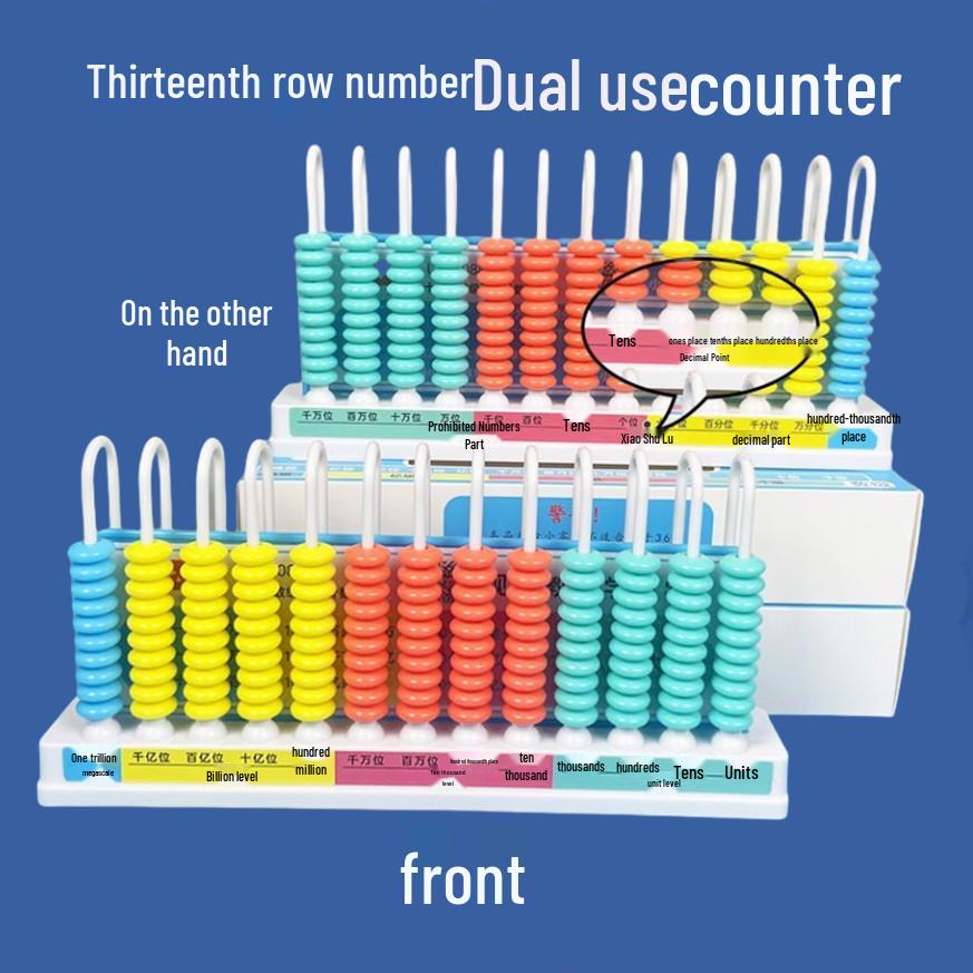 

Fourth Grade Math Teaching Aid Set: Decimal Counter, Calculator, Activity Corner, and Puzzle Strips