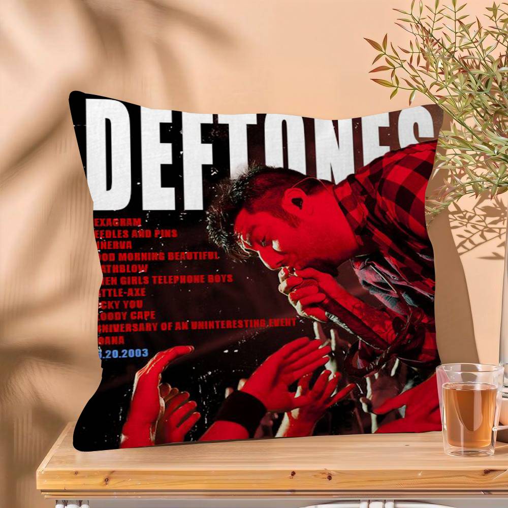 Hop Singer Star D-Deftones Наволочка мультяшная Подарок Подушка Декоративная наволочка для спальни дома дивана кресла сиденья 30cmx30cm