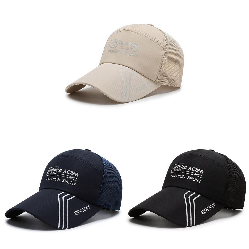 Printing Glacier Letter Baseball Cap Uv Protection Outdoor Breathable Hat Gift