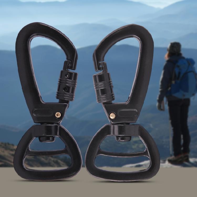 360 Rotating Strong Tension Lobsters Buckle Outdoor Swivels Hook Carabiner Zincs Alloys Spring Hook Luggage Accessories