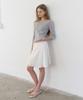 Retera Silky Flare Satin Skirt