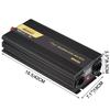 Pure Sine Wave Inverter 2500W Power Inverter DC 12V AC 230V, Car Inverter USB Port LCD Display Remote Controller, Safety Protections, Power Converter