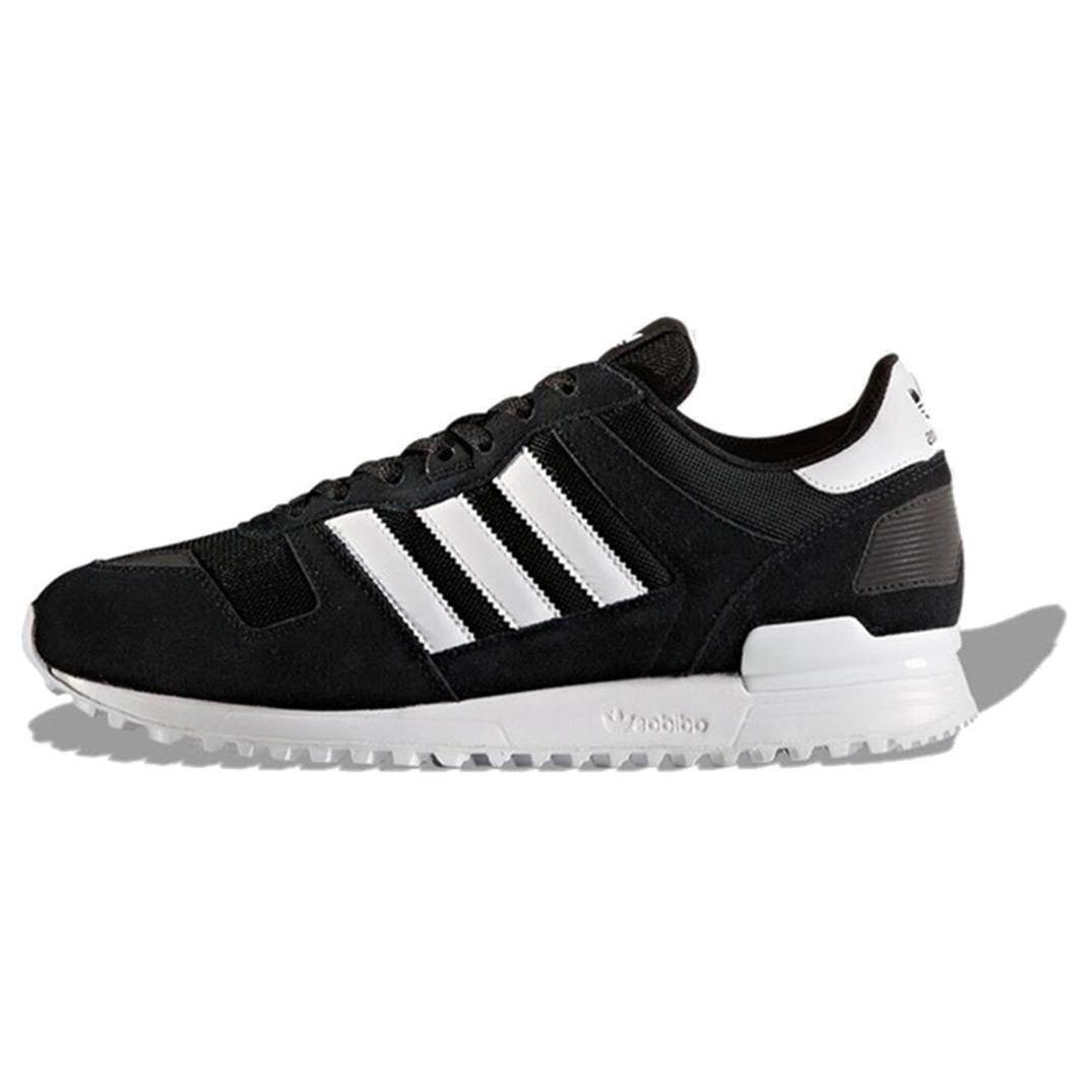 adidas Originals ZX 700  Black White  Unisex Retro Running Sneakers BY9264 36