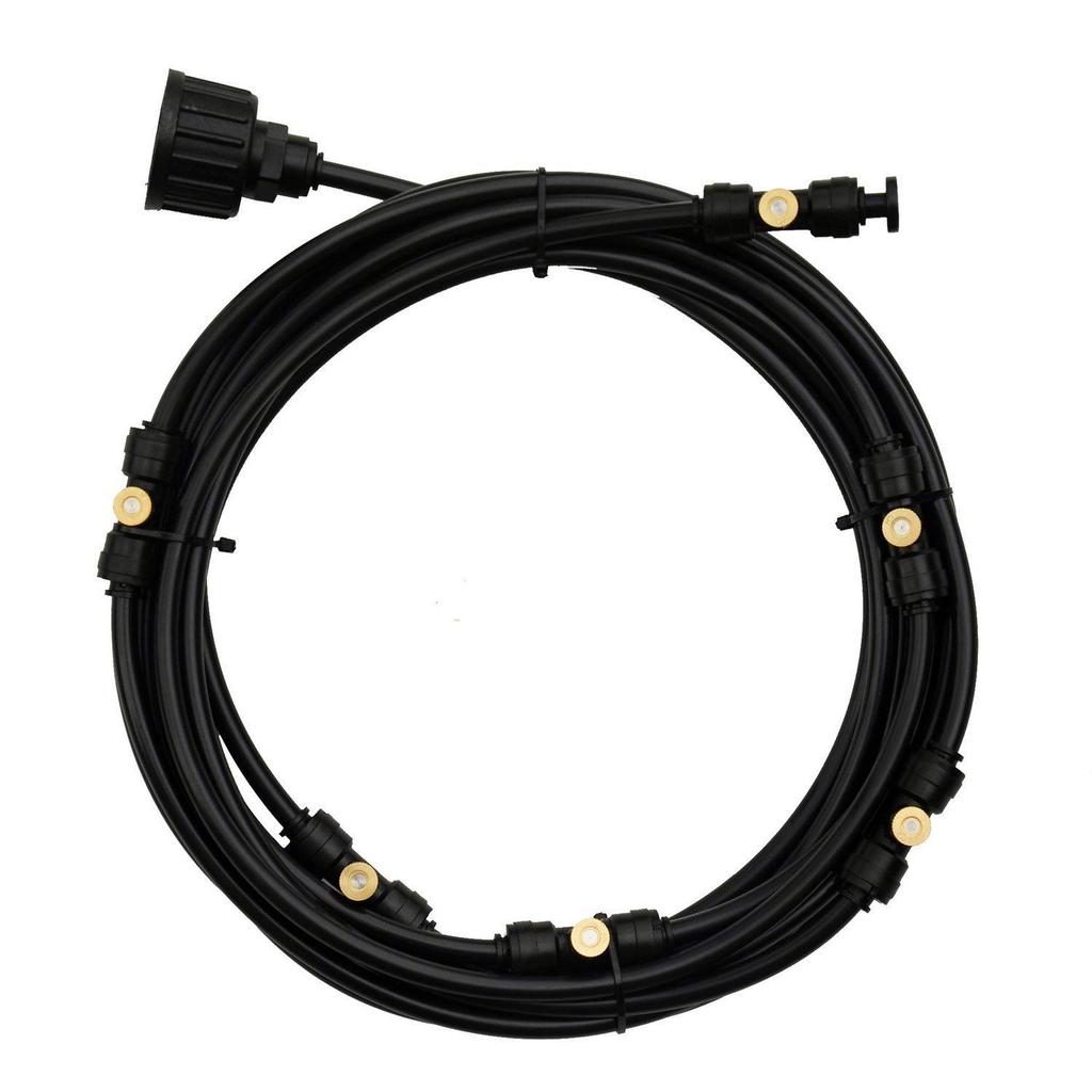 Outdoor Low-Pressure Misting Kit for Cooling, Dust Removal, Humidification, and Garden Irrigation