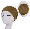 Silk Cotton Headscarf Cap With Elastic Fit For Casual Daily Wear