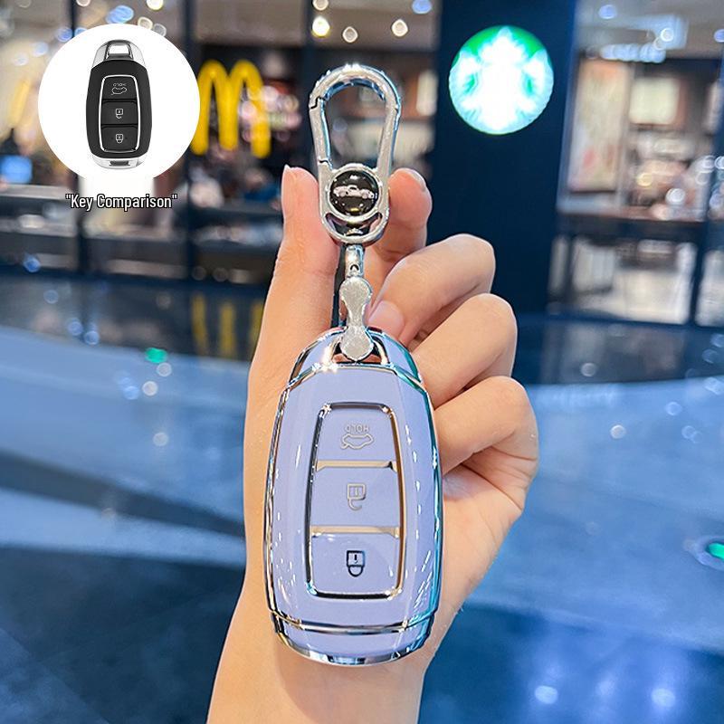 Modern ix35, Elantra ix25 Key Case: Compact Car Shell Buckle for Elantra, Lingdong, Mingtu, Langdong & Verna Models